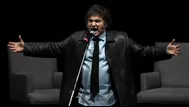 Argentina: Javier Milei aparece cantando rock en la presentación de su libro