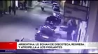 Argentina: lo echan de discoteca, regresa y atropella los vigilantes