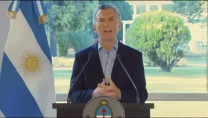 El presidente de Argentina, Mauricio Macri, anunció medidas para paliar la crisis económica. Foto y video: AFP