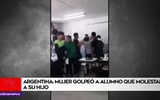 Argentina: Mujer golpeó a escolar que molestaba a su hijo - Noticias de agua