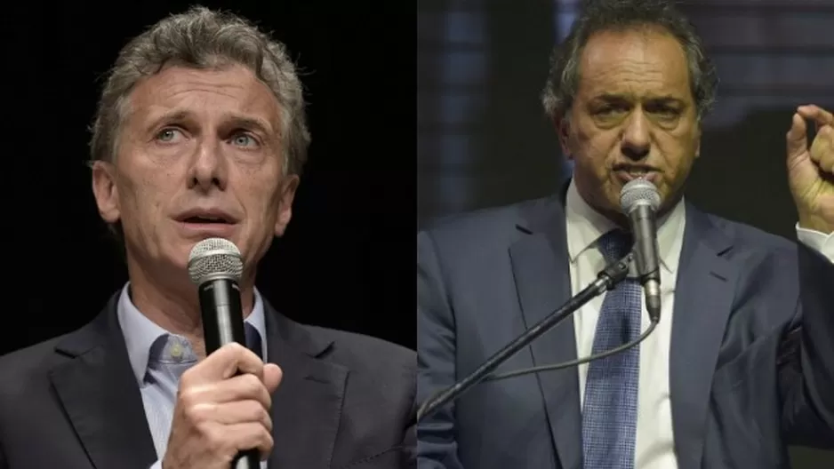 Mauricio Macri y Daniel Scioli. (V&iacute;a: AFP)