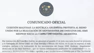¿Por qué Argentina protestó formalmente contra el Reino Unido?