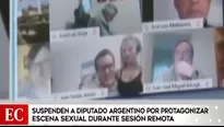 Argentina: Renuncia diputado que protagonizó escena sexual en una sesión parlamentaria. Foto: Captura