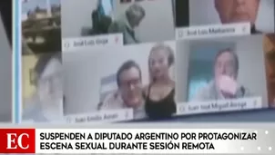 Argentina: Renuncia diputado que protagonizó escena sexual en una sesión parlamentaria. Foto: Captura