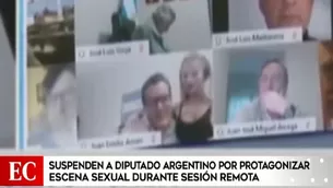 Argentina: Renuncia diputado que protagonizó escena sexual en una sesión parlamentaria. Foto: Captura