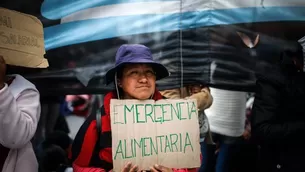 Argentina: aprobaron ley de emergencia alimentaria ante grave crisis econ&oacute;mica. Foto: EFE/Video: Canal N