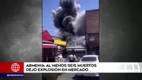 Explosión en Armenia. América Noticias