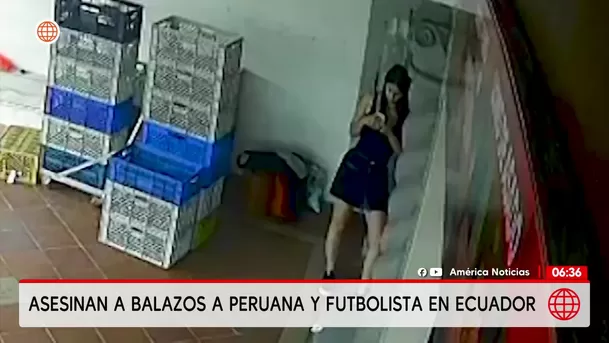 Asesinan a la empresaria peruana Guisella Fernández Ramírez y al futbolista Mario Pineida en Ecuador. Foto: América Noticias