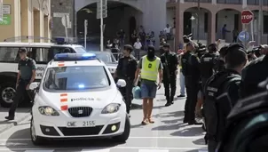 Lugar del atentado en Barcelona. Foto: EFE