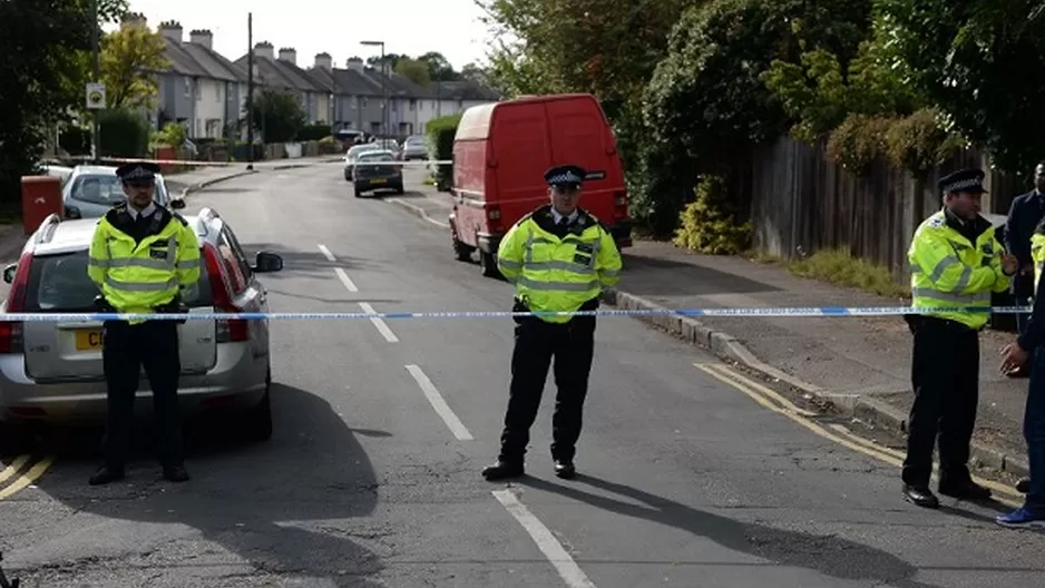 Policía allanó una casa tras atentado en Londres. Foto: AFP