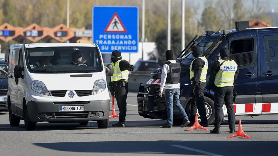 Policía de Francia. Foto: AFP