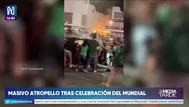 Atropello masivo de hinchas en México durante Mundial de fútbol