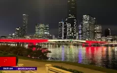 Australia: Iluminan puente con colores de la bandera peruana - Noticias de australia