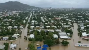 Australia desplegó militares del país para combatir las inundaciones que llevaron a cocodrilos a las calles. (Foto: Canal N/Vide