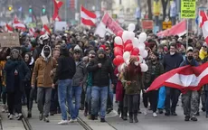 Austria: 10 000 personas, entre ellas neonazis, protestan contra medidas para frenar el coronavirus - Noticias de austria