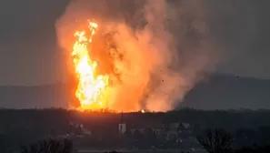 Austria: explosión de terminal de gas deja un muerto y 18 heridos. Video: AFP