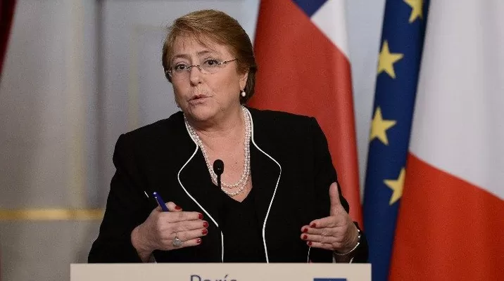Michelle Bachelet, presidenta de Chile. (Vía: AFP) Michelle Bachelet, presidenta de Chile. (Vía: AFP)