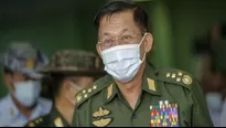 El comandante en jefe militar de Birmania, el general mayor Min Aung Hlaing. Foto: EFE referencial