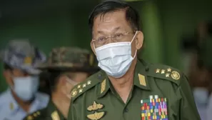 El comandante en jefe militar de Birmania, el general mayor Min Aung Hlaing. Foto: EFE referencial