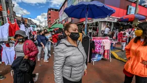 Bogotá impone confinamiento parcial ante aumento de casos de COVID-19. Foto: AFP