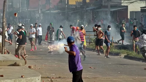 Protestas en Bolivia. Foto: AFP