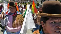 Bolivia: campesinos anunciaron bloqueo indefinido de carreteras en respaldo a Evo Morales. Foto: AFP