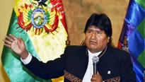 Evo Morales anunció que Bolivia demandará a Chile por el río Silala. Foto y video: AFP.