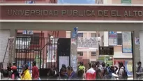 Bolivia: Detienen a tres personas por la muerte de seis estudiantes en universidad. Foto: UPEA referencial