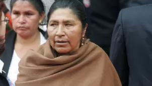 Esther Morales, hermana de Evo Morales. Foto: AFP