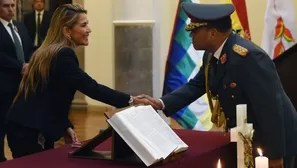 Bolivia: Jeanine Áñez remueve al Alto Mando Militar como primera medida de Gobierno. Foto: AFP