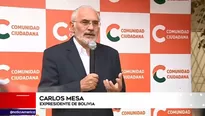 Carlos Mesa, expresidente boliviano