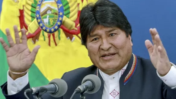 Bolivia: Parlamento recibió carta de renuncia de Evo Morales a la presidencia. Foto: AFP