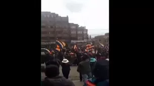 Bolivia: cientos de seguidores de Evo Morales marchan a La Paz desde la ciudad de El Alto. Foto: Canal N