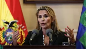 Presidenta Jeanine Áñez juramentó a ministros de Bolivia. Video: Canal N / Foto: AFP