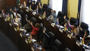 Senado boliviano. Foto: AFP