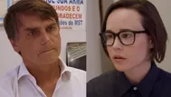 Bolsonaro a actriz Ellen Page: Es hermosa, si la viera en la calle, le silbaría