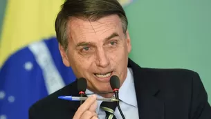 Jair Bolsonaro, presidente de Brasil. Foto: ANDINA