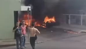 Brasil: caída de avioneta sobre vehículos estacionados en una calle dejó 3 muertos. Foto: captura/Video: Canal N