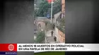 Brasil: Al menos 18 muertos en operativo policial en una favela de Río de Janeiro