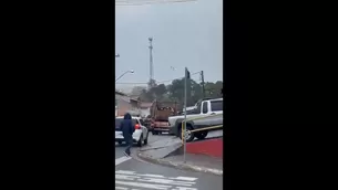 Caída de avión en Sao Paulo. Video: @MundoEConflicto