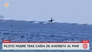Brasil: Avión cae al mar frente a Copacabana y muere el piloto