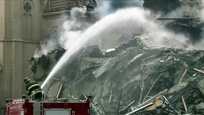 Colapso de edificio en Sao Paulo dejó 49 desaparecidos. Video: AFP