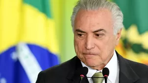 Michel Temer, presidente de Brasil. Foto: AFP