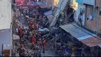 Brasil: Desplome de un edificio en Río de Janeiro deja dos muertos y cuatro heridos. Foto: EFE / Video: La Tribuna Hn