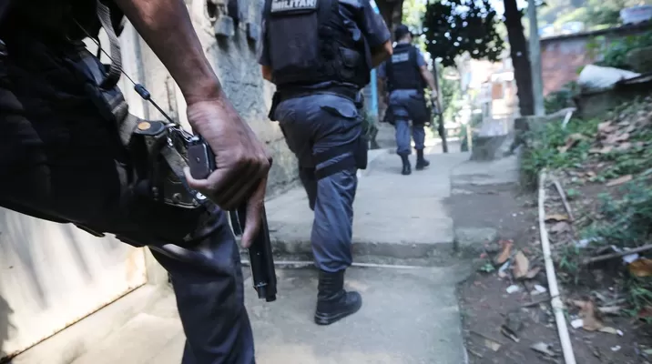 Policía de Brasil. Foto: AFP Policía de Brasil. Foto: AFP