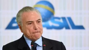 Michel Temer, presidente de Brasil. Foto: AFP