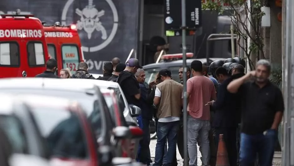 Brasil: 7 rehenes son liberados tras permanecer varias horas secuestrados en bar. Foto: EFE