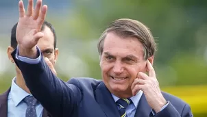 Jair Bolsonaro, presidente de Brasil. Foto y video: AFP