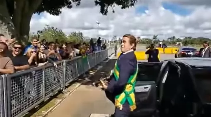 Imitador de Jair Bolsonaro. Foto: Captura Imitador de Jair Bolsonaro. Foto: Captura