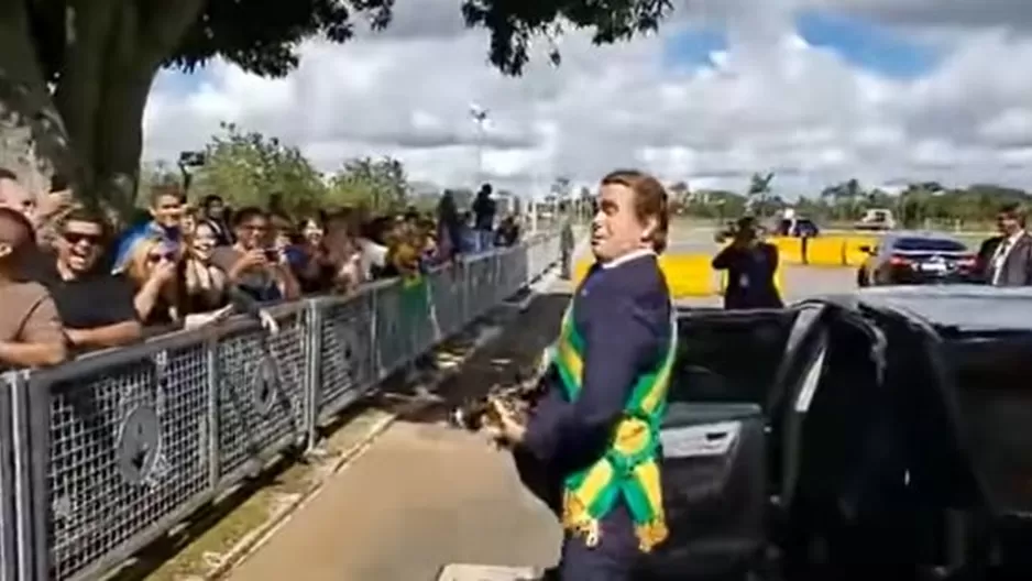 Imitador de Jair Bolsonaro. Foto: Captura